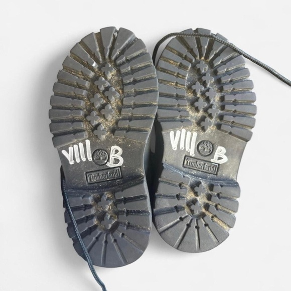 Grey/black Timberland toddler boots size 7 - Picture 7 of 8